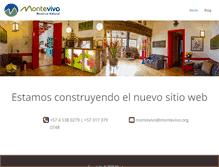 Tablet Screenshot of montevivo.org